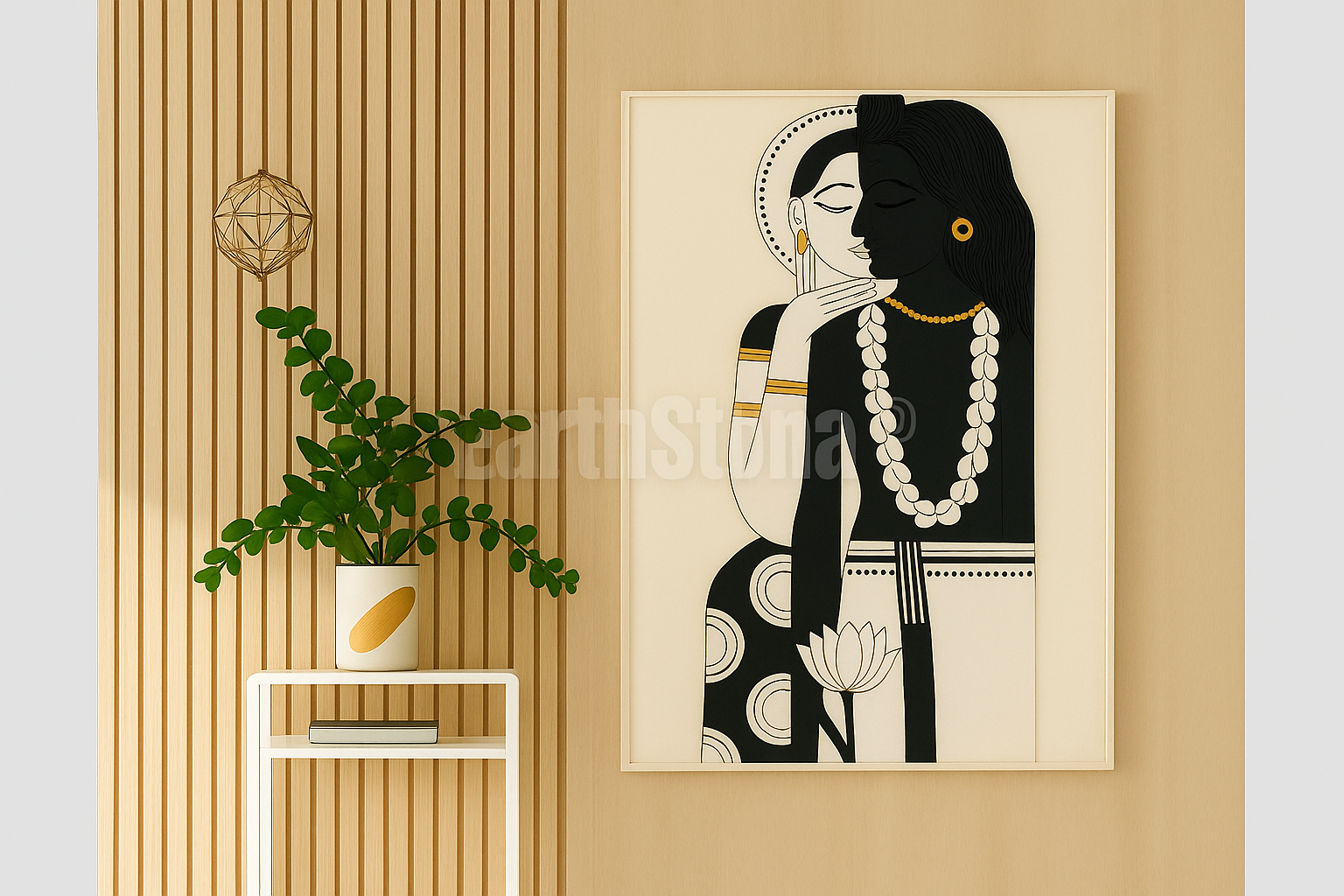 Why Shiva Parvati Wall Mural is Perfect for Pooja Rooms & Temples